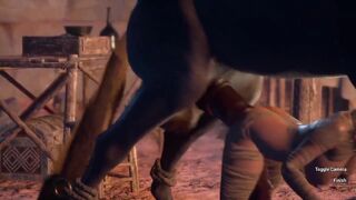 Centaur Fucks a Girl With a Huge Horse Dick | Creampie | Carnal Instinct | 3D
