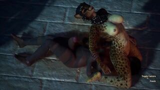 Neko Furry Hard Fuck Futa Girl | Creampie | Carnal Instinct | 3D