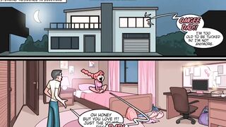 Monster in The Closet Porn Comic - BF fuck her in her bedroom Cartoon
