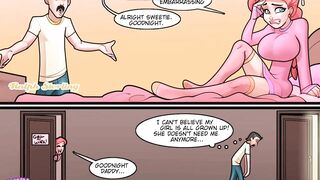 Monster in The Closet Porn Comic - BF fuck her in her bedroom Cartoon