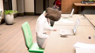 What is She Doing While Working in Office
