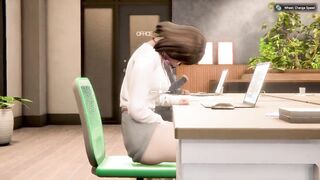What is She Doing While Working in Office