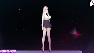 Another Alien Fuck pussy of this tall girl with big tits and anal sex | Hentai Games Gallery | P37