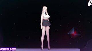 Another Alien Fuck pussy of this tall girl with big tits and anal sex | Hentai Games Gallery | P37