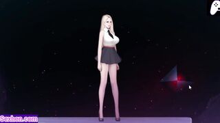 Another Alien Fuck pussy of this tall girl with big tits and anal sex | Hentai Games Gallery | P37