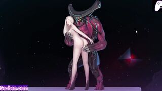 Another Alien Fuck pussy of this tall girl with big tits and anal sex | Hentai Games Gallery | P37