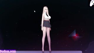 Another Alien Fuck pussy of this tall girl with big tits and anal sex | Hentai Games Gallery | P37