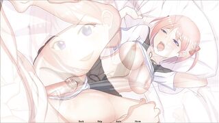 Gotubun ichika in bedroom