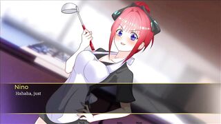 Gotubun ichika in bedroom