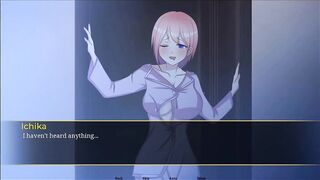 Gotubun ichika in bedroom