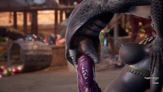 Naga Deep Blowjob Futa Huge Cock Cum Inside | Carnal Instinct | 3D