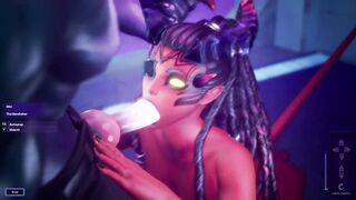 Subverse - Succubus deepthroats furry monster