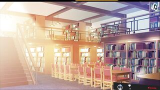 the library insanely cute exceptionally busty