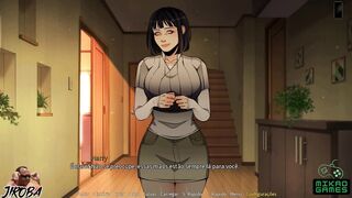 Jogo Adulto de Naruto Shinobi - Massagem erótica em Hinata Hotwife