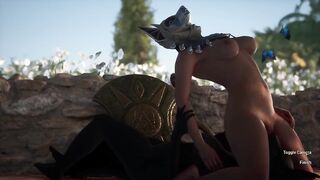 Futa Cunnilingus Orgasm Hard Sex | Carnal Instinct | 3D