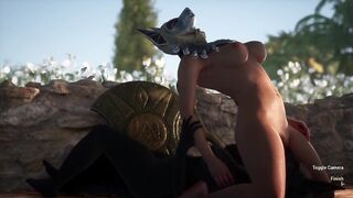 Futa Cunnilingus Orgasm Hard Sex | Carnal Instinct | 3D