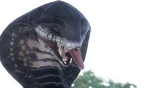 Naga Deep Blowjob Furry With Horse Dick Creampie | Carnal Instinct | 3D