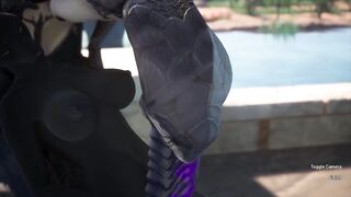 Naga Deep Blowjob Furry With Horse Dick Creampie | Carnal Instinct | 3D