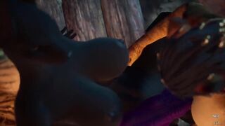 Furry Hard Fuck Futa Horse Dick Creampie | Carnal Instinct | 3D