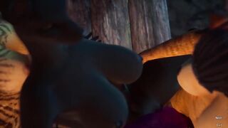 Furry Hard Fuck Futa Horse Dick Creampie | Carnal Instinct | 3D