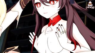 Genshin Impact- Hu Tao Titty Fuck Hentai 3D