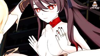 Genshin Impact- Hu Tao Titty Fuck Hentai 3D