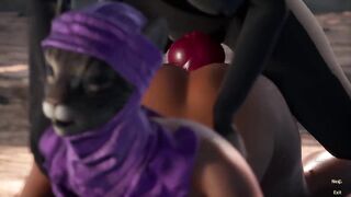Furry Huge Cum load Neko Huge Cock | Carnal Instinct | 3D