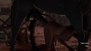 Futu Fucked by Centaur Cum Inside | Carnal Instinct | 3D
