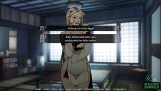Jogo Adulto de Naruto Shinobi - Kamiko boquete engoliu porra