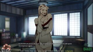 Jogo Adulto de Naruto Shinobi - Kamiko boquete engoliu porra