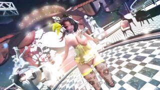 【MMD】 Coloring Book - Leyah Burlesque Performance