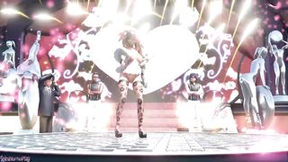 【MMD】 So Crazy - Riley Burlesque Performance
