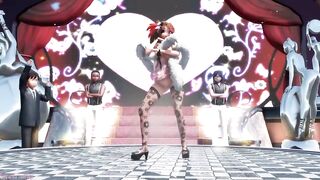 【MMD】 So Crazy - Riley Burlesque Performance