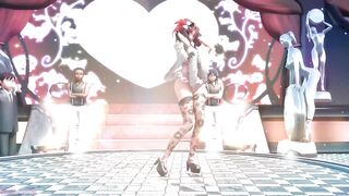 【MMD】 So Crazy - Riley Burlesque Performance