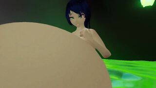 Slime pool belly inflation