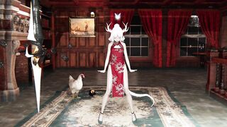 dragon girl galaxias MMD