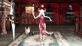 dragon girl galaxias MMD