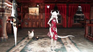 dragon girl galaxias MMD