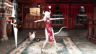 dragon girl galaxias MMD