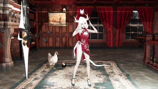 dragon girl galaxias MMD
