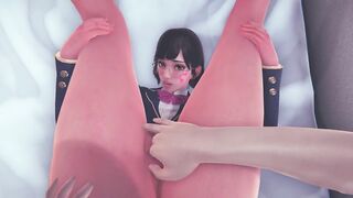 DVA schoolgirl loves when you masturbate her pussy