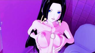 One Piece - Part 28 - Boa Hancock Titsjob By HentaiSexScenes