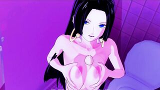 One Piece - Part 28 - Boa Hancock Titsjob By HentaiSexScenes