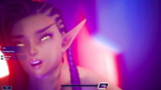 Subverse - elf and furry monster shark