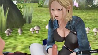 dragon ball z android martueba with tits sex