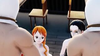 one piece sex inside the boat party