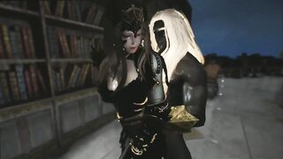 Black man fucks armored knight girl | Honey Select 2