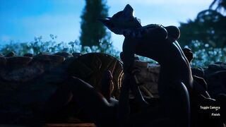 Licking Pussy Hard For My Furry Girlfriend | Carnal Instinct | 3D