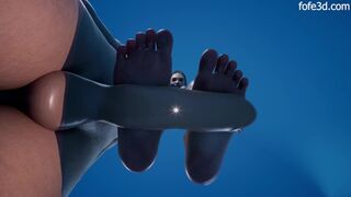 Sensual Barefoot Cock Trample Animation