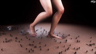 Crowd for the Devil [Giantess Animation]